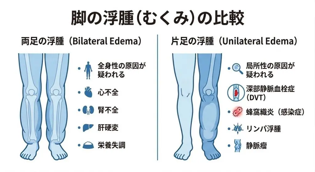下肢浮腫 | さいとう内科・循環器クリニック